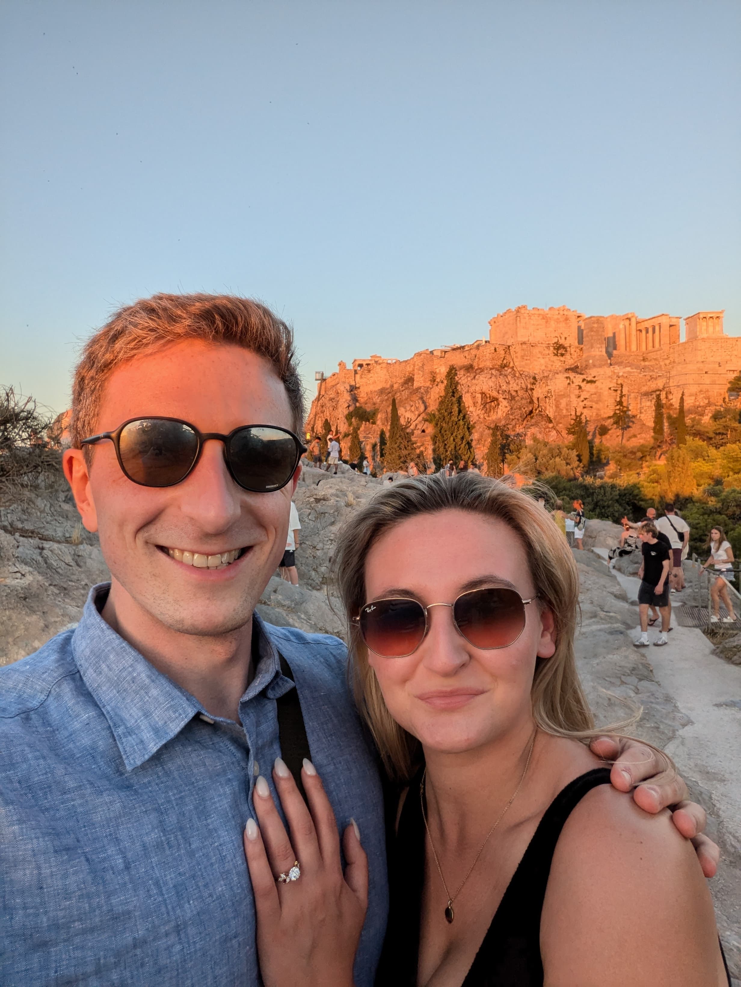 Kez and Michael's engagement photo
